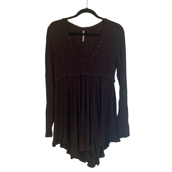 Free People Birdie Babydoll Top - Picture 2 of 7